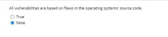 All vulnerabilities are based on flaws in the