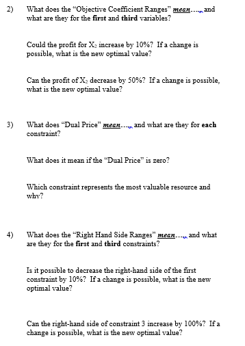 Question 3 -- (100 Points) VEC has three product
