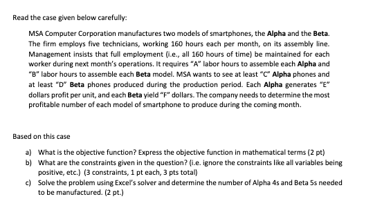 A:10 B:14 C:10 D:17 E: $1300 F: $2000 Read the