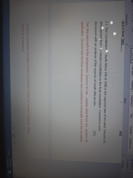 TUTO I No Spa... Heading 1 Heading 2 Title