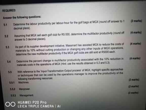 QUESTIONS Ute the information provided to answer