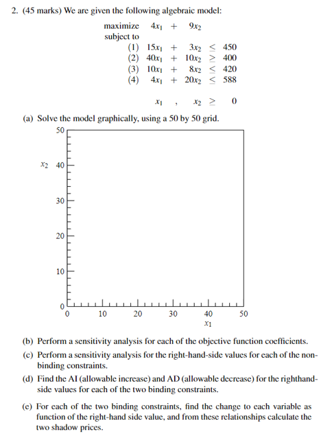 Please write the answers in hand and paper, draw