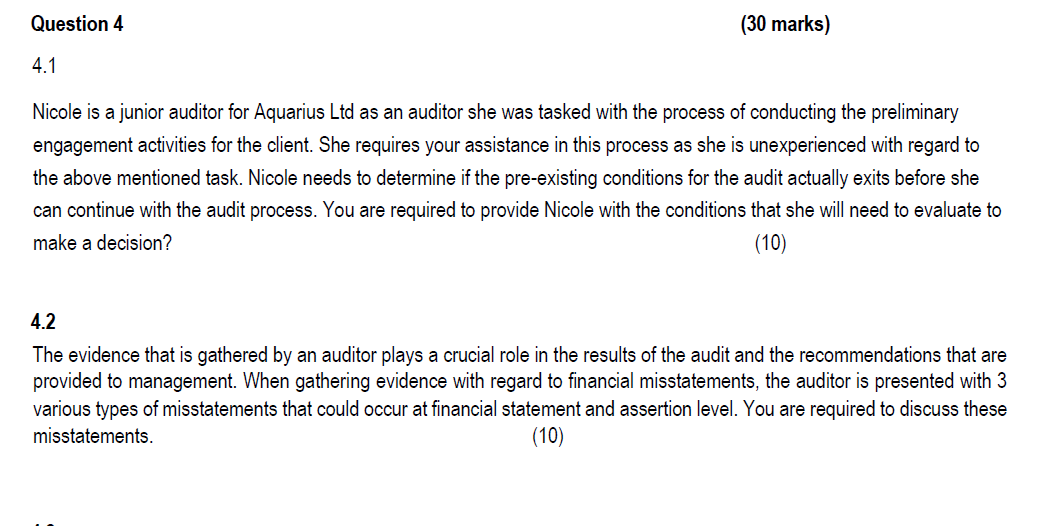 Information Technology audits are used to examine