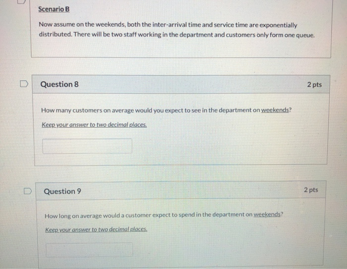 Scenario A As a casual observer, you noticed that