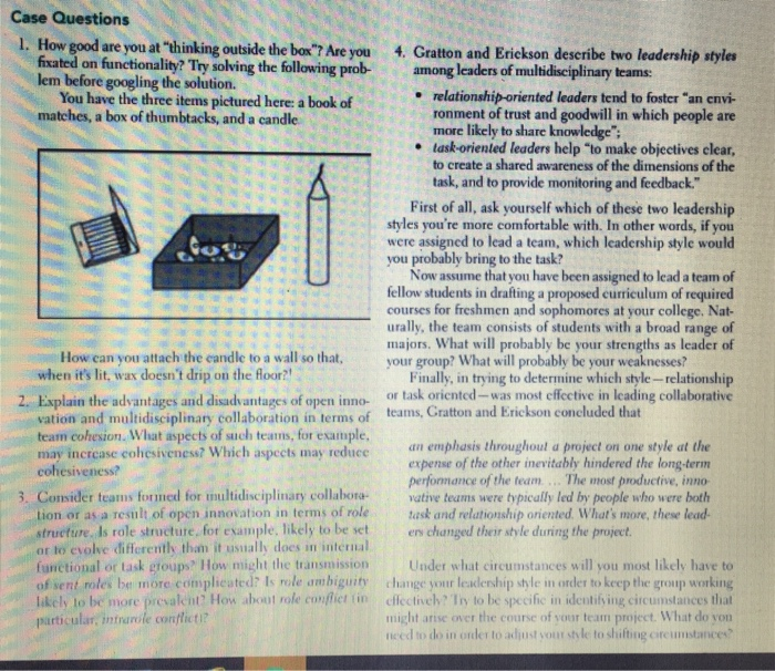 each Question should be 300-500 words Management