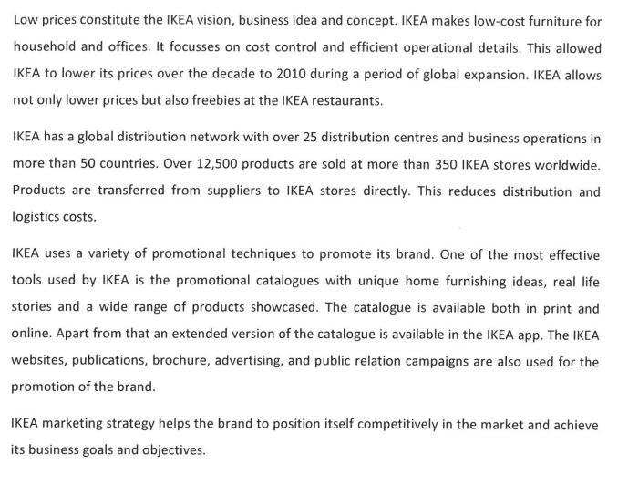IKEA is a well-known global brand of home