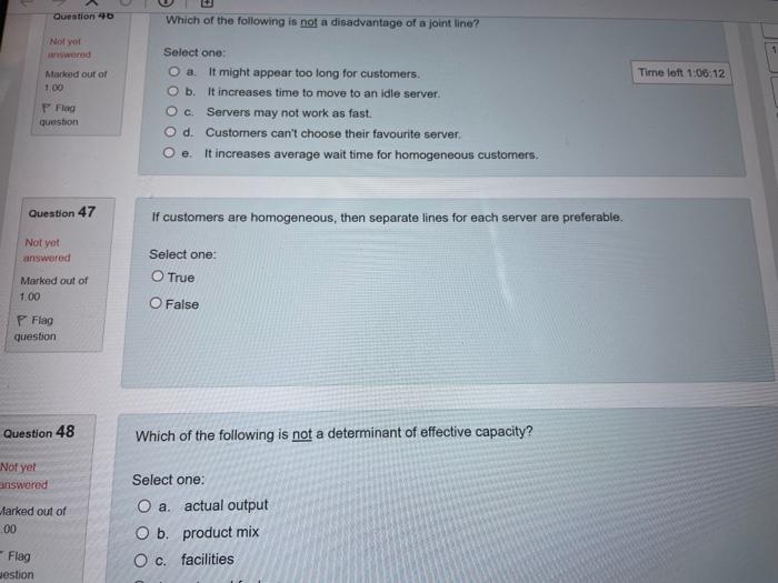 Question 40 Which of the following is not a