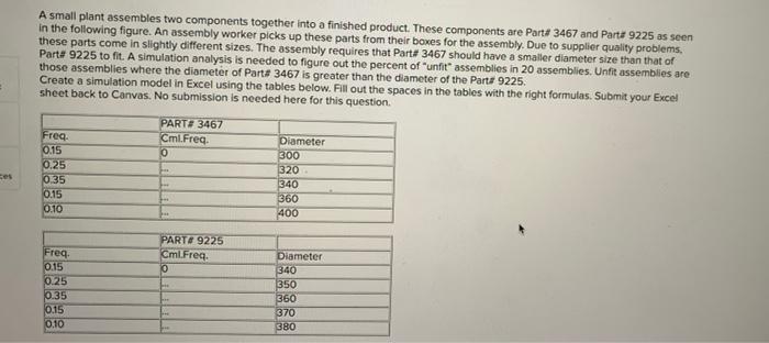 A small plant assembles two components together