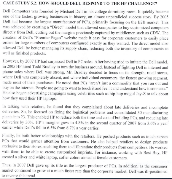 Case study What can HR do to help Dell