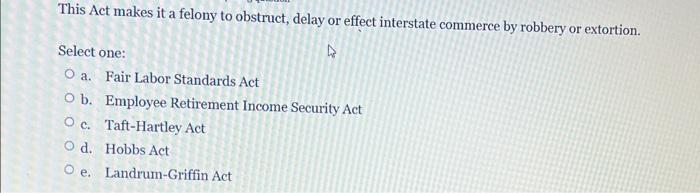 p Flag question This Act imposed controls over