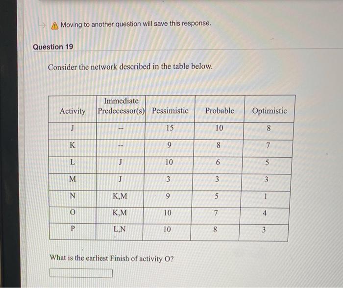 A Moving to another question will save this