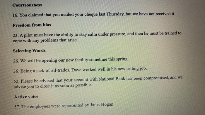 Revise these sentences. Focus your revision on