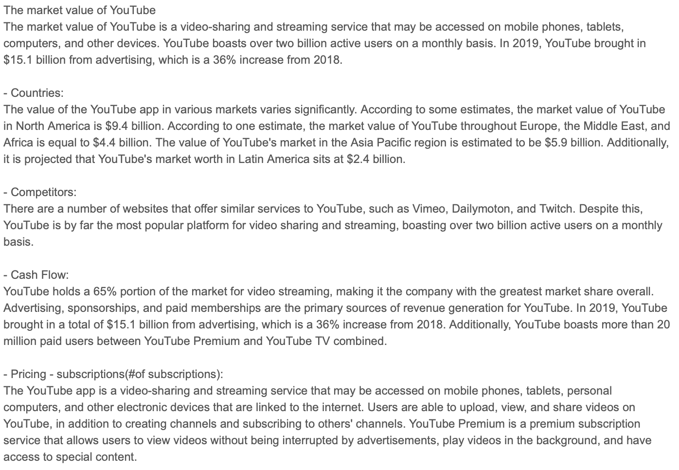 1. Which social media use? Pick one-two from the