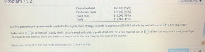 Problem 112 Question Help Hau Lee Furniture Ind