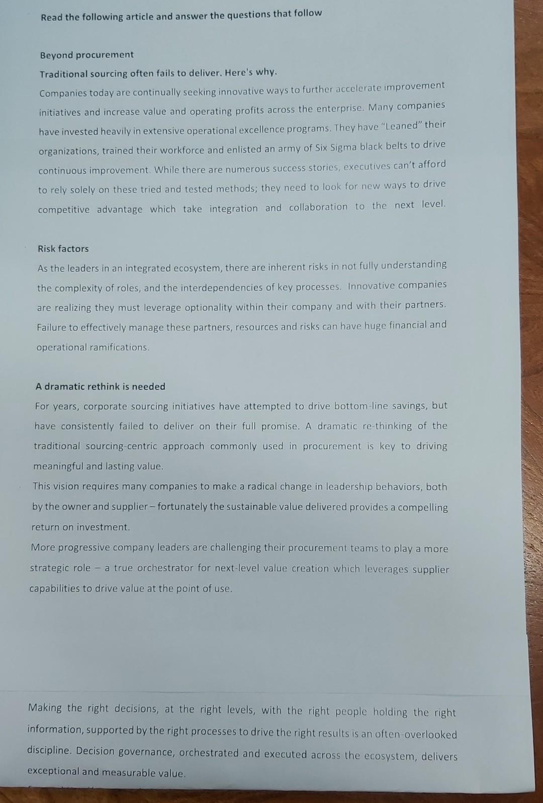 Please: the following question must be unswered