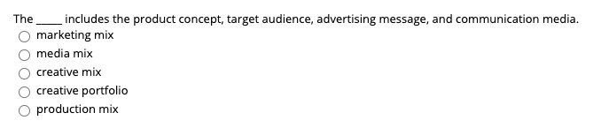 The_includes the product concept, target