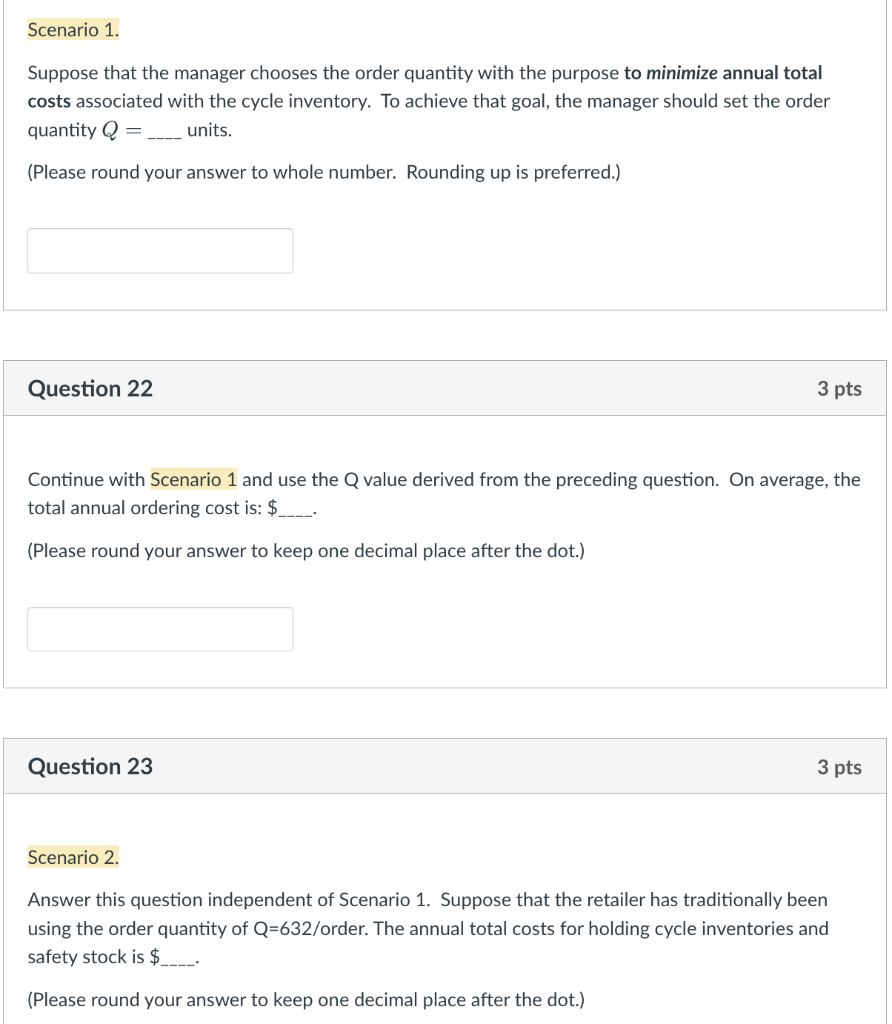 Problem Statement: Continuous Review Inventory