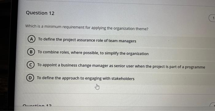 help me please Which is a minimum requirement for