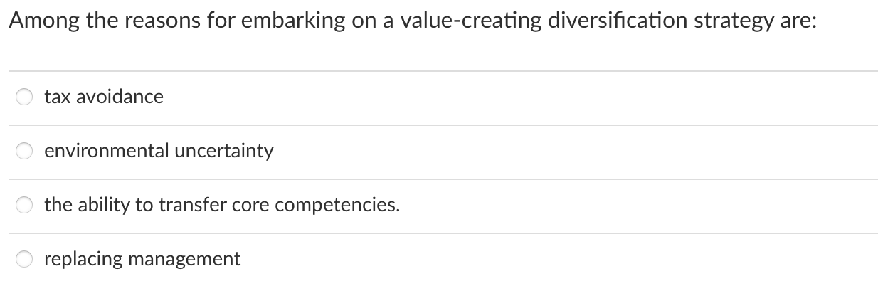 Among the reasons for embarking on a