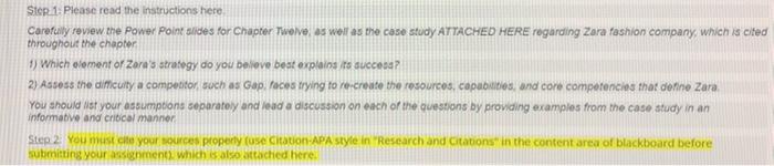 Step 1: Please read the instructions here