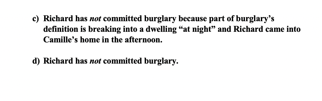 Richard is dating a girl by the name of Camille.