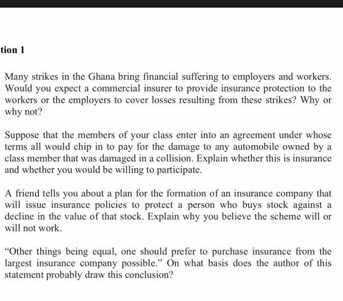 LIABILITY INSURANCE-ASSIGNMENT 2 1. Professional