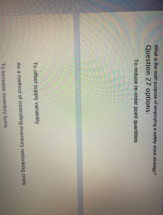 Which of the following is the MOST important