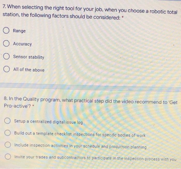 5. In your layout and QA program with a robotic
