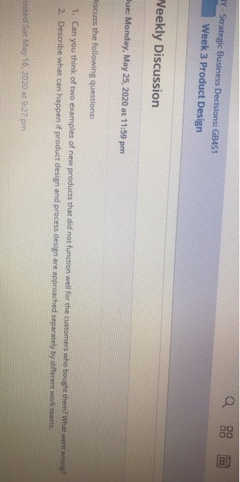 Q 00 SH Y-Strategic Business Decisions: GB451