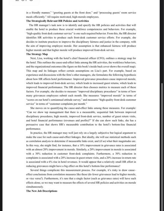 2. Case analysis: The Hotel Paris International