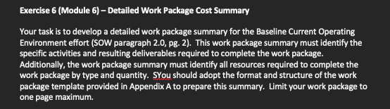 Introduction You work for a small firm that