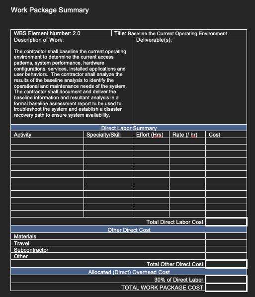 Introduction You work for a small firm that