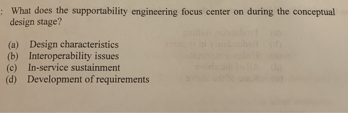 : What does the supportability engineering focus
