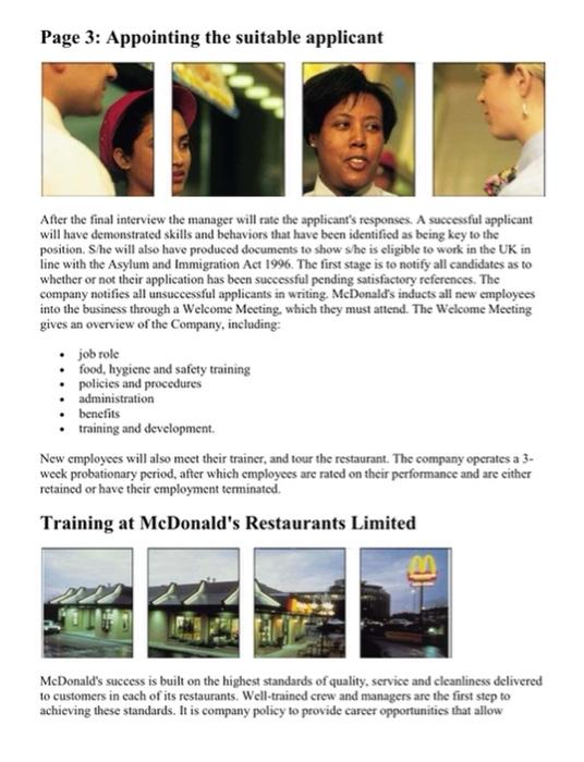 Recruiting, selecting and training for success A