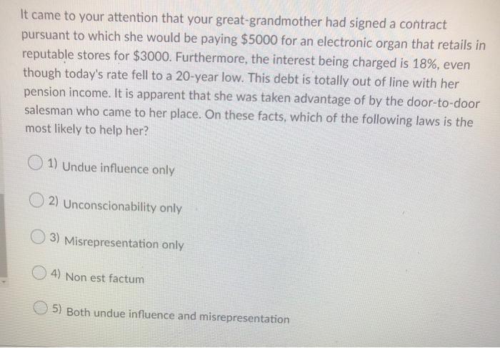 It came to your attention that your