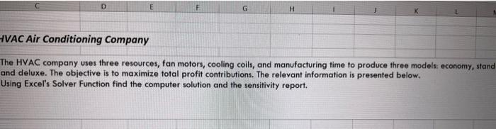 E F G H HVAC Air Conditioning Company The HVAC