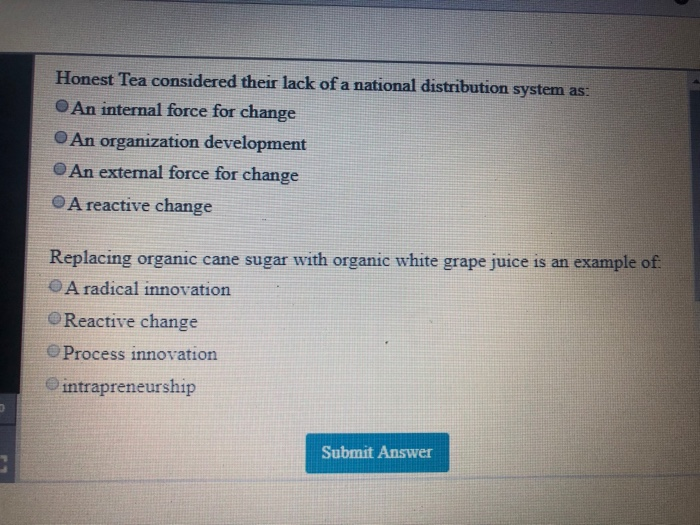 Honest Tea considered their lack of a national