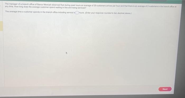 The manager of a branch office of Banco Mexicali