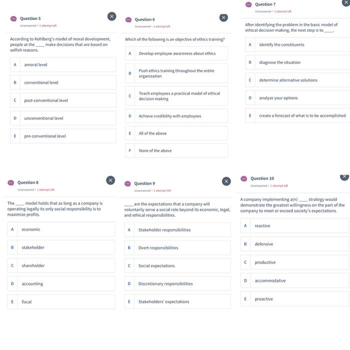 Question 7 Questions Question 6 After identifying