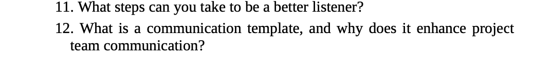 Please answer both 11& 12 11. What steps can you