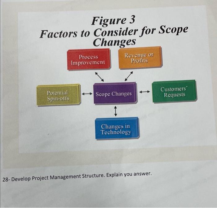 28- Develop Project Management Structure. Explain