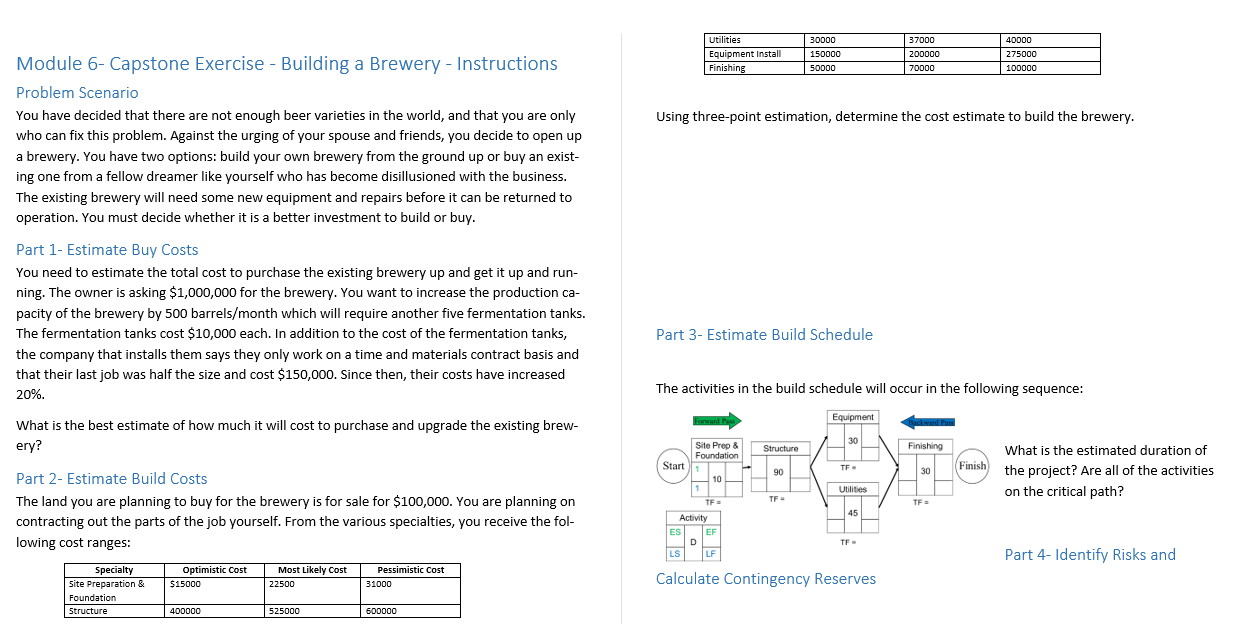 Module 6- Capstone Exercise - Building a Brewery