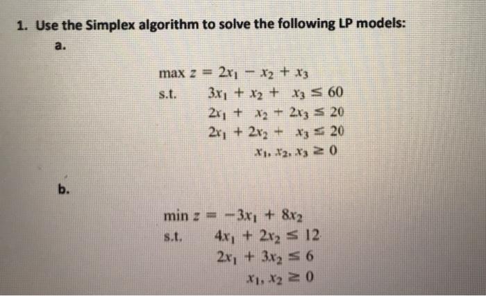 please solve step by step and clearly 1. Use the