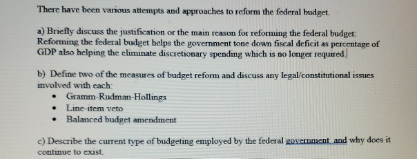 There have been vanous attempts and approaches to