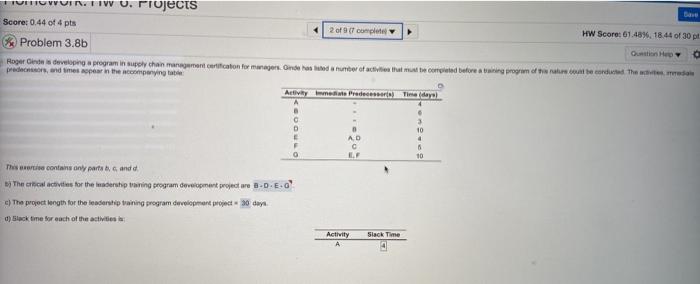 TUIT N. VU. Projects Score: 0.44 of 4 pts 2 of 0