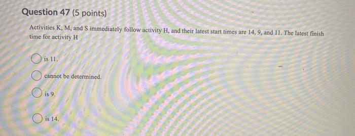 HELP PLEASE Activities K, M, and S immediately