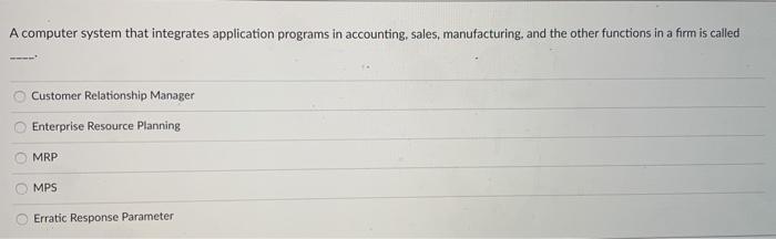 A computer system that integrates application