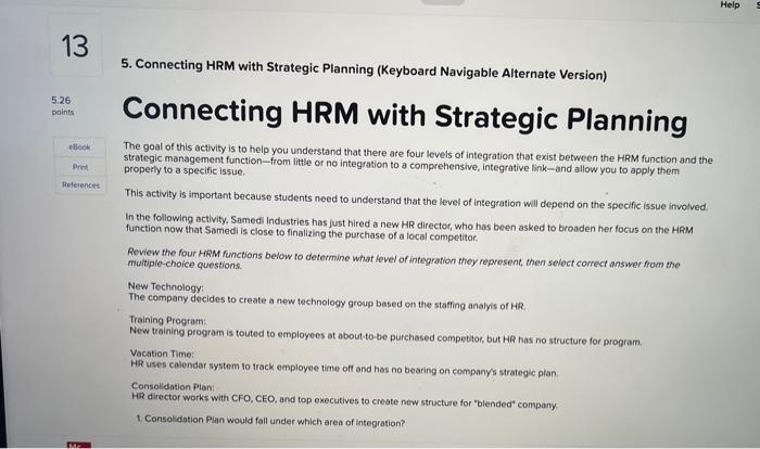 5. Connecting HRM with Strategic Planning