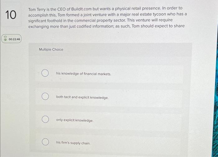 Tom Terry is the CEO of BuildIt.com but wants a