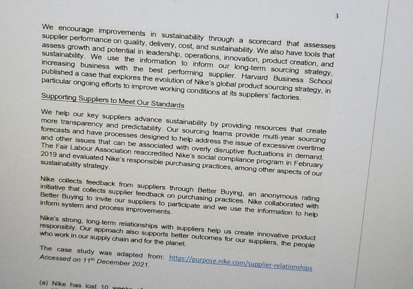 Question 2 Read the case study below and answer